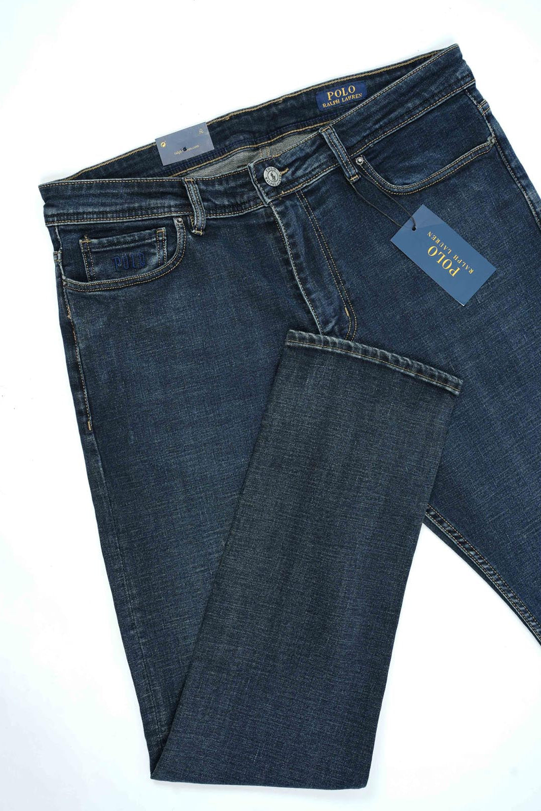 Jean Polo Homme – 100% Coton – Coupe Droite – Bleu Sable, Bleu Vert & Bleu Clair