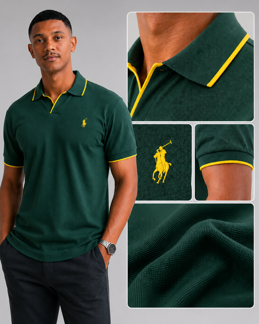 Pack Polo  🟢 أخضر | 🔴 أحمر | ⚫ أسود