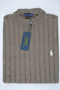 Pull Ralph manches longues – Beige foncé (100 % coton)
