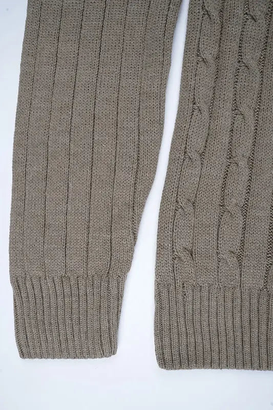 Pull Ralph manches longues – Beige foncé (100 % coton)