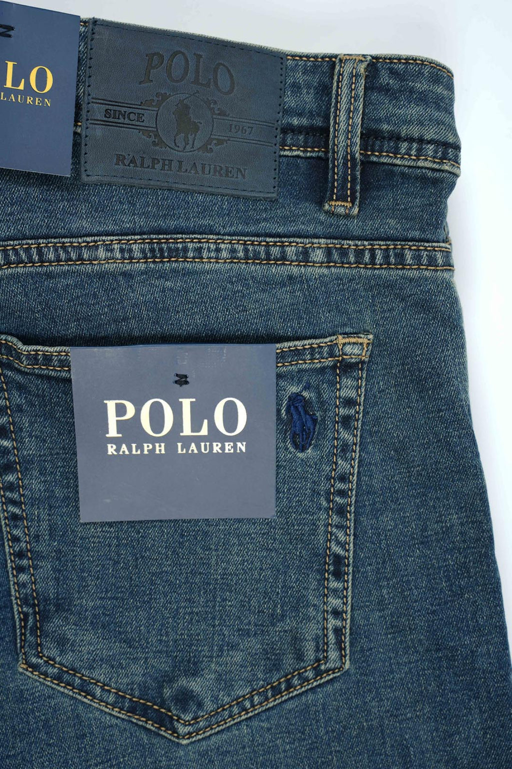 Jean Polo Homme – 100% Coton – Coupe Droite – Bleu Sable, Bleu Vert & Bleu Clair