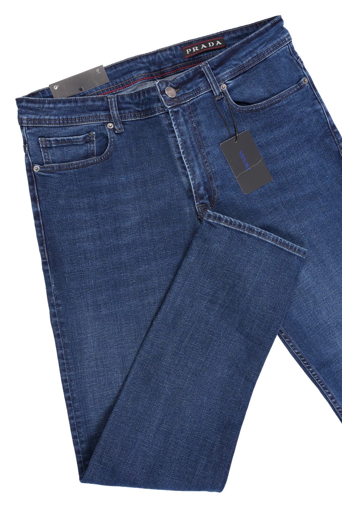 Jean Prada Homme – 100% Coton – Coupe Normale – Bleu Jeans