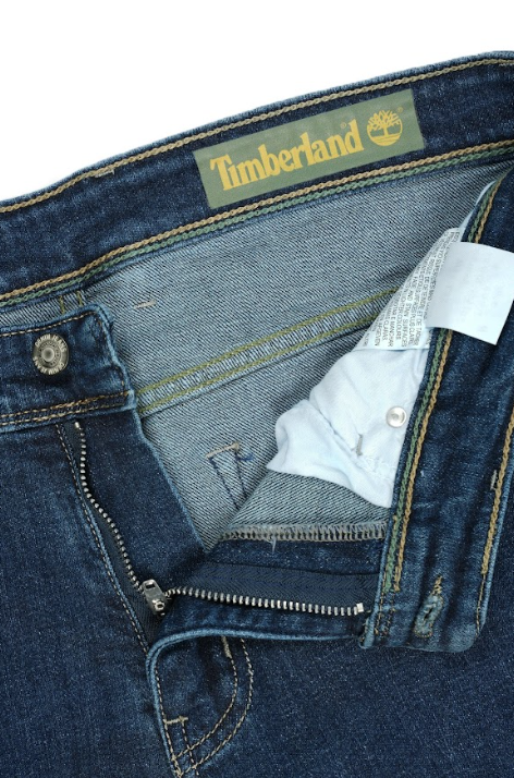 Jean Timberland Homme – 100% Coton – Bleu Foncé – Coupe Normale