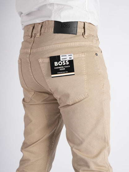 Pantalon Toile Homme 100% Coton Léger – Coupe Droite –  Nouvelle Saison