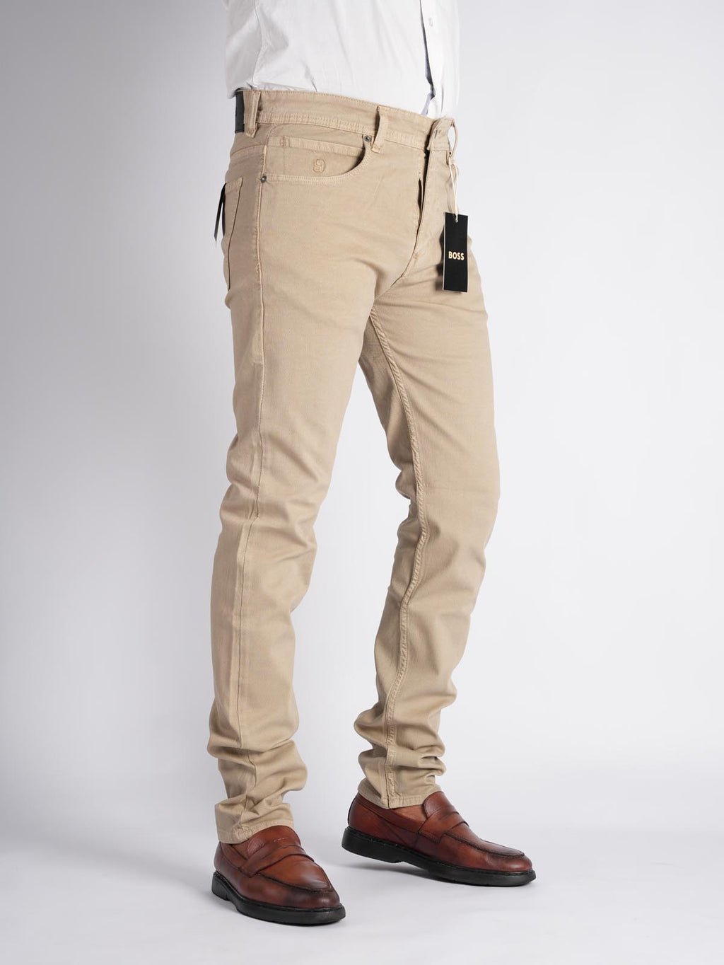 Pantalon Toile Homme 100% Coton Léger – Coupe Droite –  Nouvelle Saison
