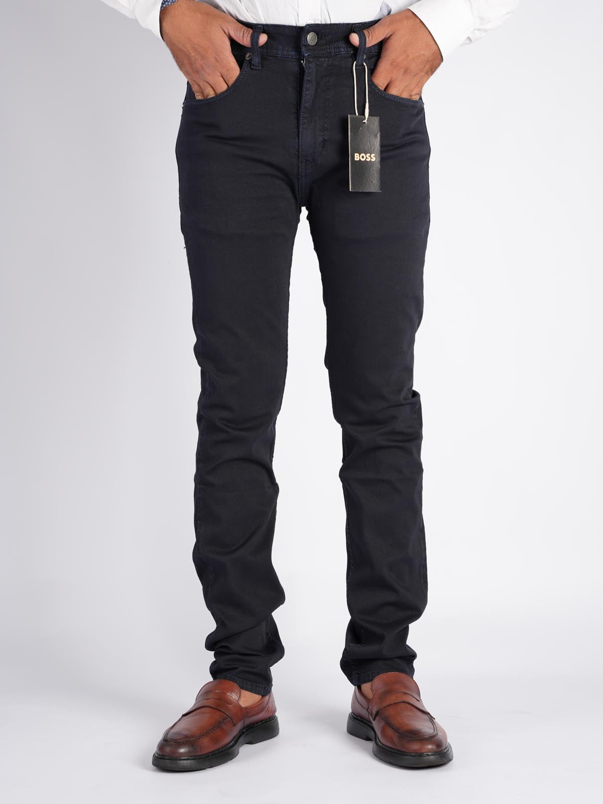 Pantalon Toile Homme 100% Coton Léger – Coupe Droite –  Nouvelle Saison