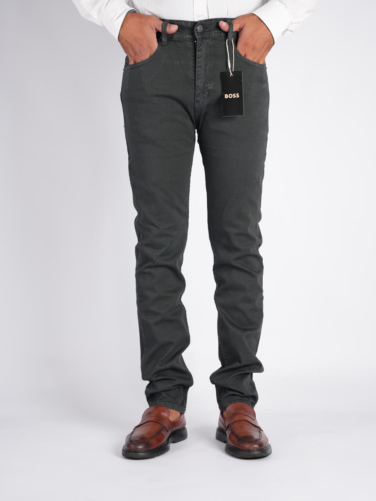 Pantalon Toile Homme 100% Coton Léger – Coupe Droite –  Nouvelle Saison