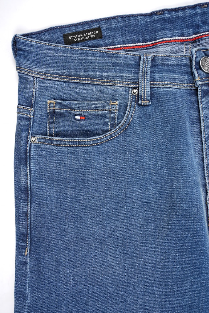 Jean Tommy Hilfiger Bleu Clair – Coupe Droite Regular